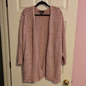 Lane Bryant Blush Open-Front Cardigan